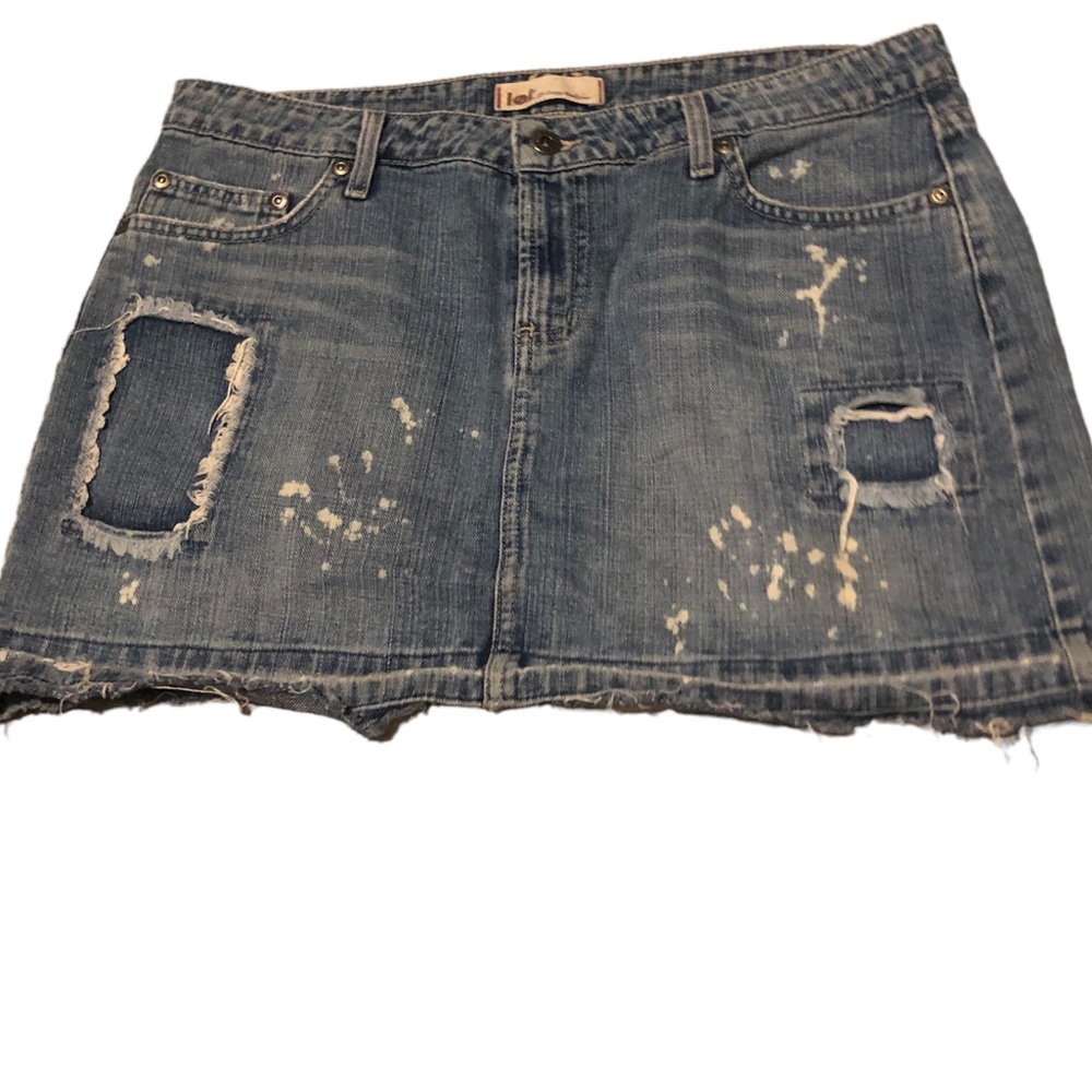l.e.i jean skirt Size 13